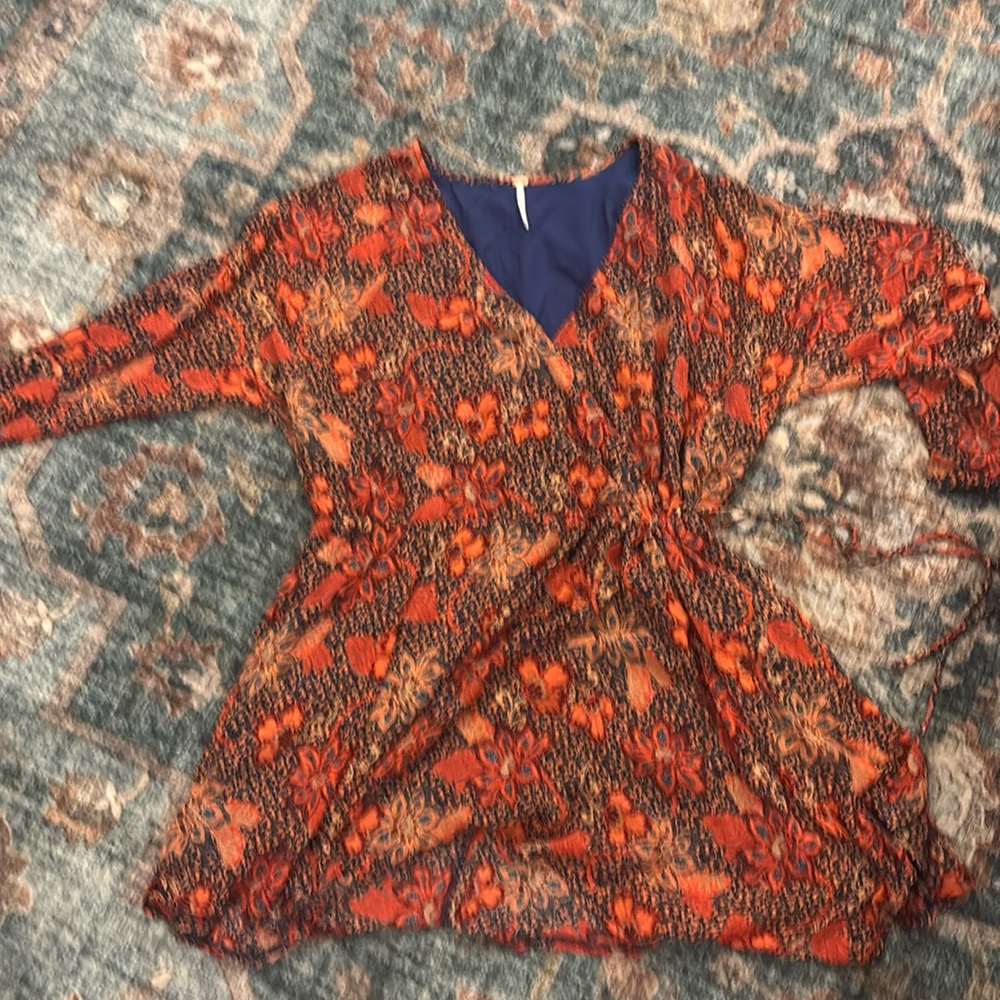 Free people mini oversized dress